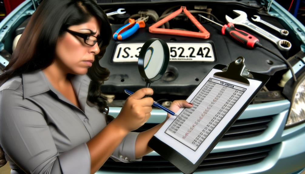 vehicle identification number verification