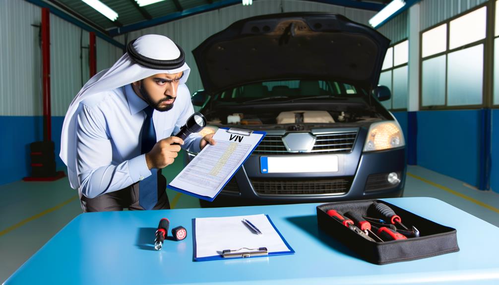 vehicle identification number verification